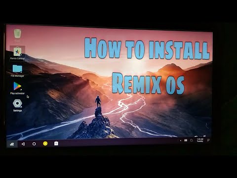 install remix os on pc